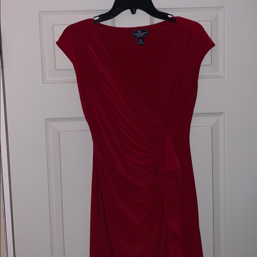 Formal red dress